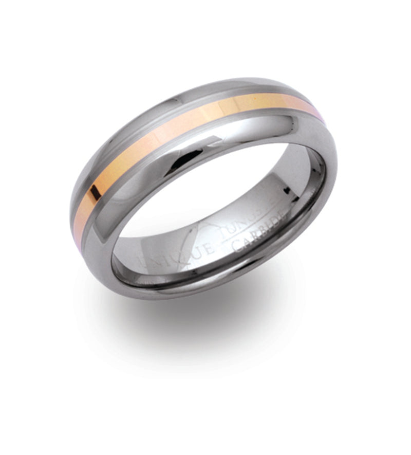 Unique & Co Tungsten Ring TUR-6 - Hamilton & Lewis Jewellery