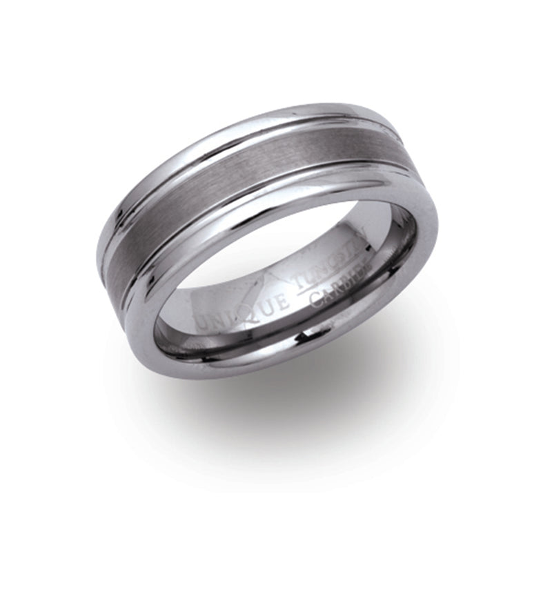 Unique & Co Tungsten Ring TUR-7 - Hamilton & Lewis Jewellery