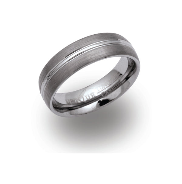 Unique & Co Tungsten Ring TUR-9 - Hamilton & Lewis Jewellery
