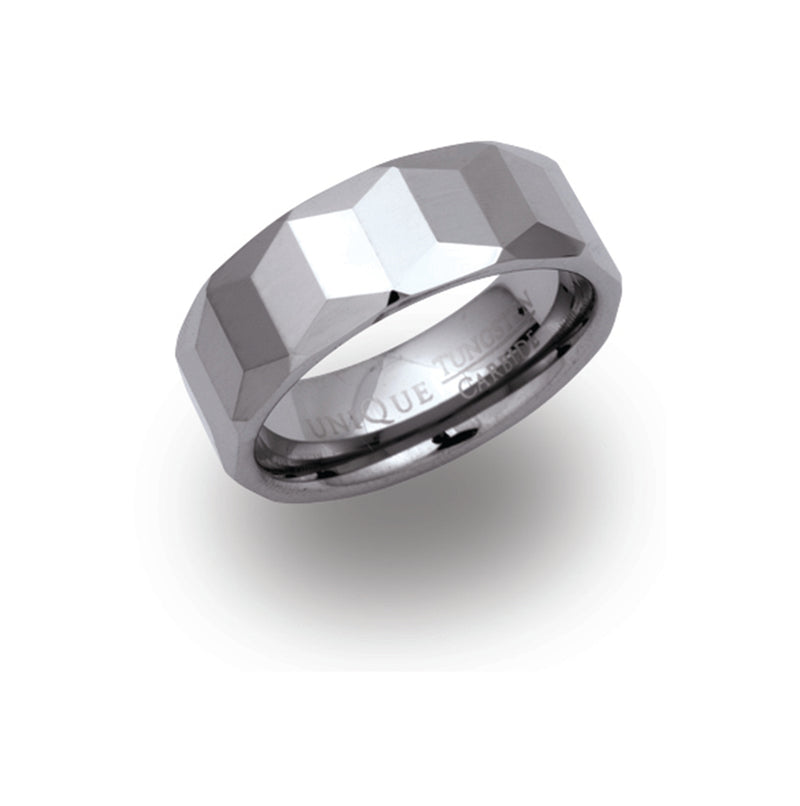 Unique & Co Tungsten Ring TUR-11 - Hamilton & Lewis Jewellery