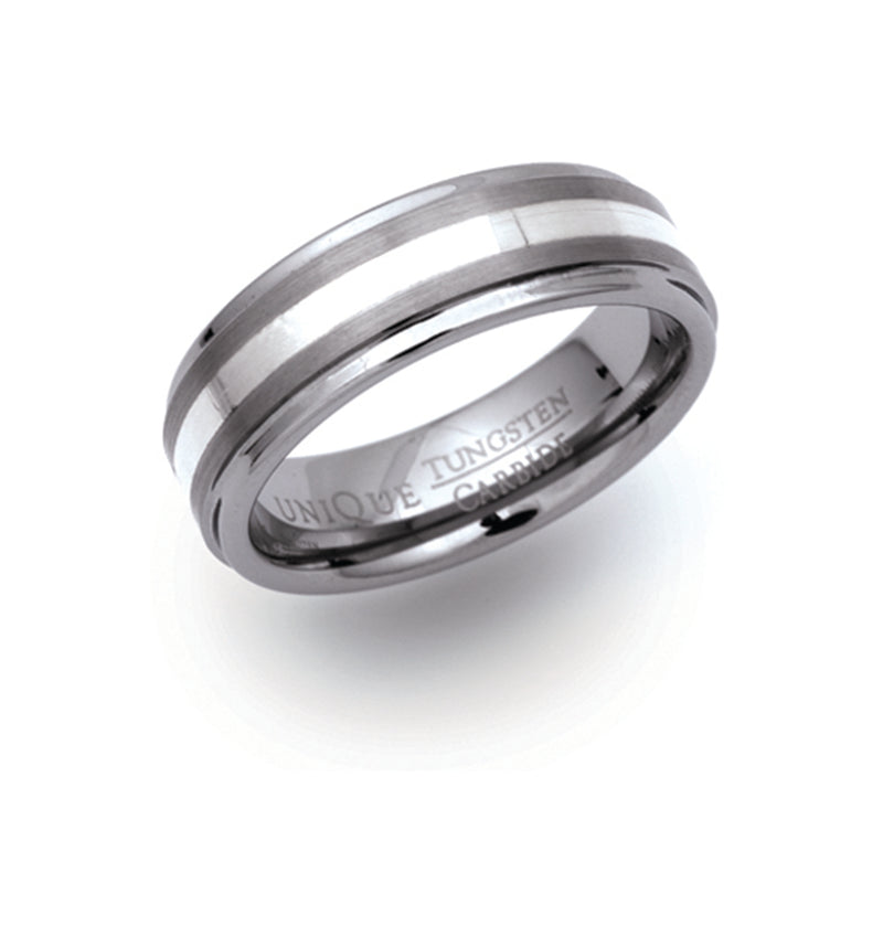 Unique & Co Tungsten Ring TUR-13 - Hamilton & Lewis Jewellery