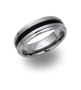 Unique & Co Tungsten Ring TUR-14 - Hamilton & Lewis Jewellery