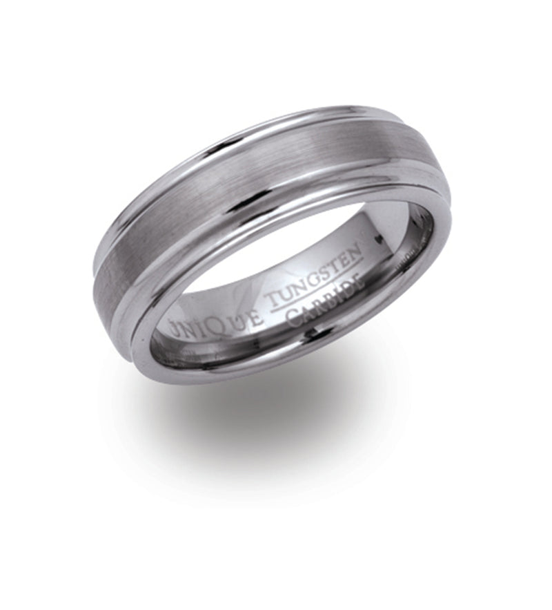Unique & Co Tungsten Ring TUR-19 - Hamilton & Lewis Jewellery