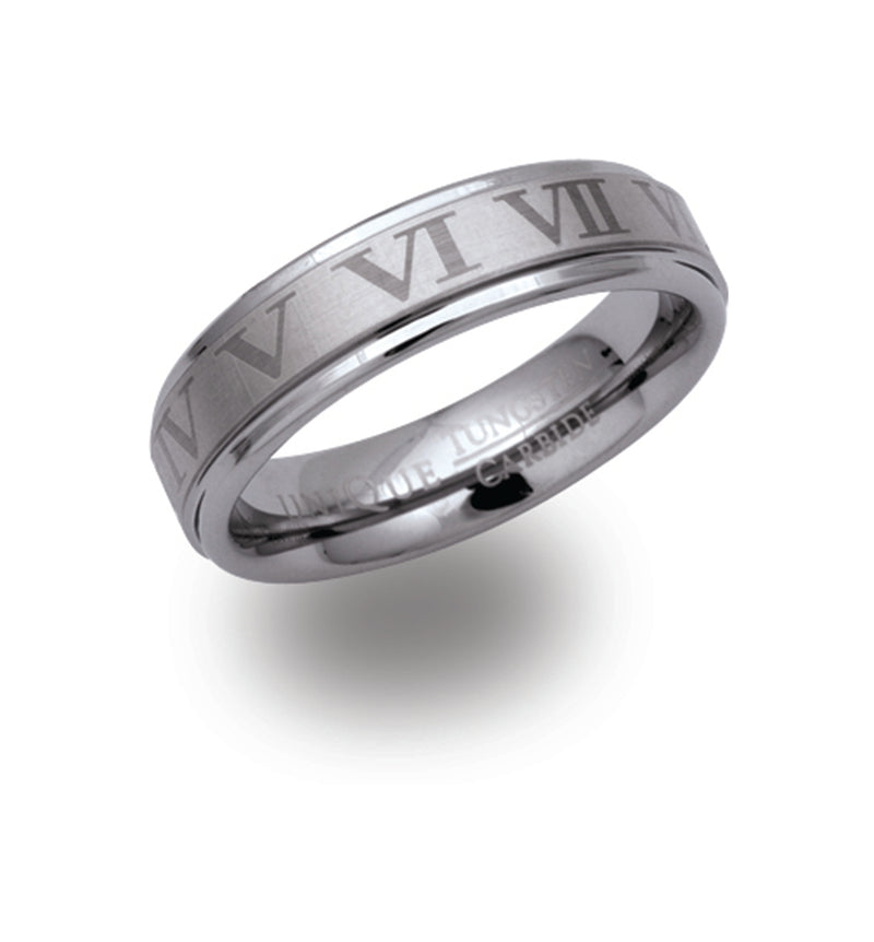Unique & Co Tungsten Ring TUR-24 - Hamilton & Lewis Jewellery