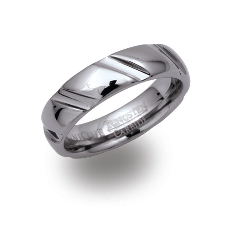 Unique & Co Tungsten Ring TUR-25 - Hamilton & Lewis Jewellery