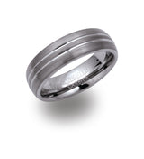 Unique & Co Tungsten Ring TUR-27 - Hamilton & Lewis Jewellery