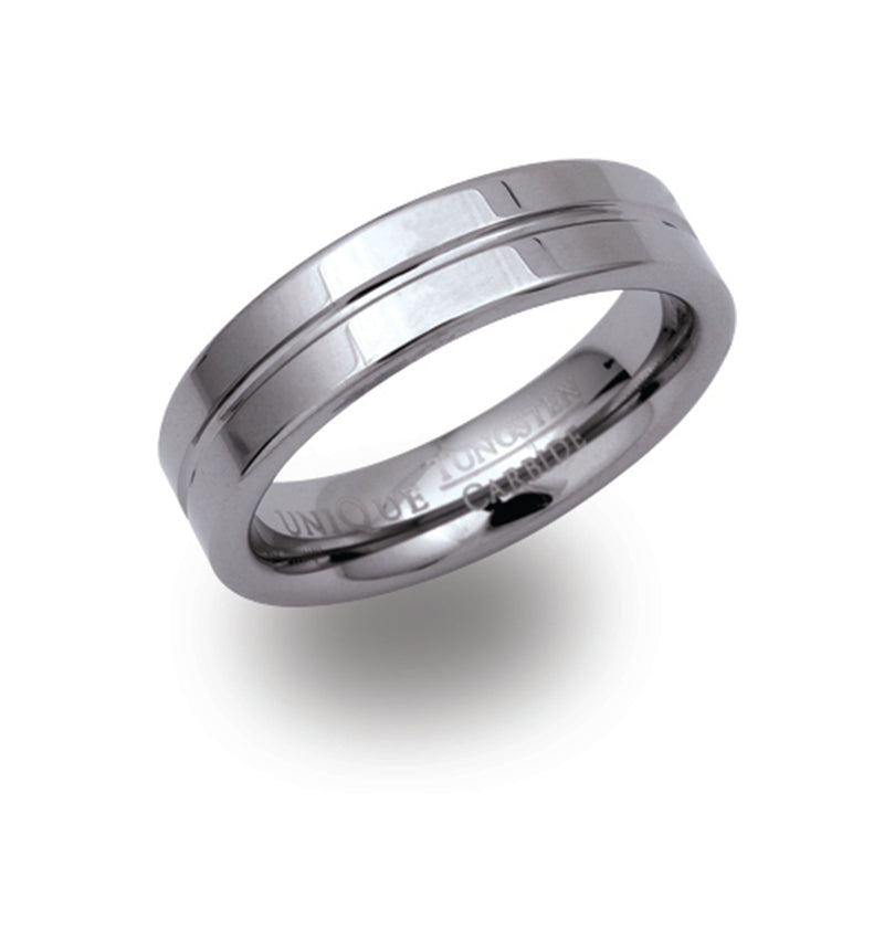Unique & Co Tungsten Ring TUR-28 - Hamilton & Lewis Jewellery