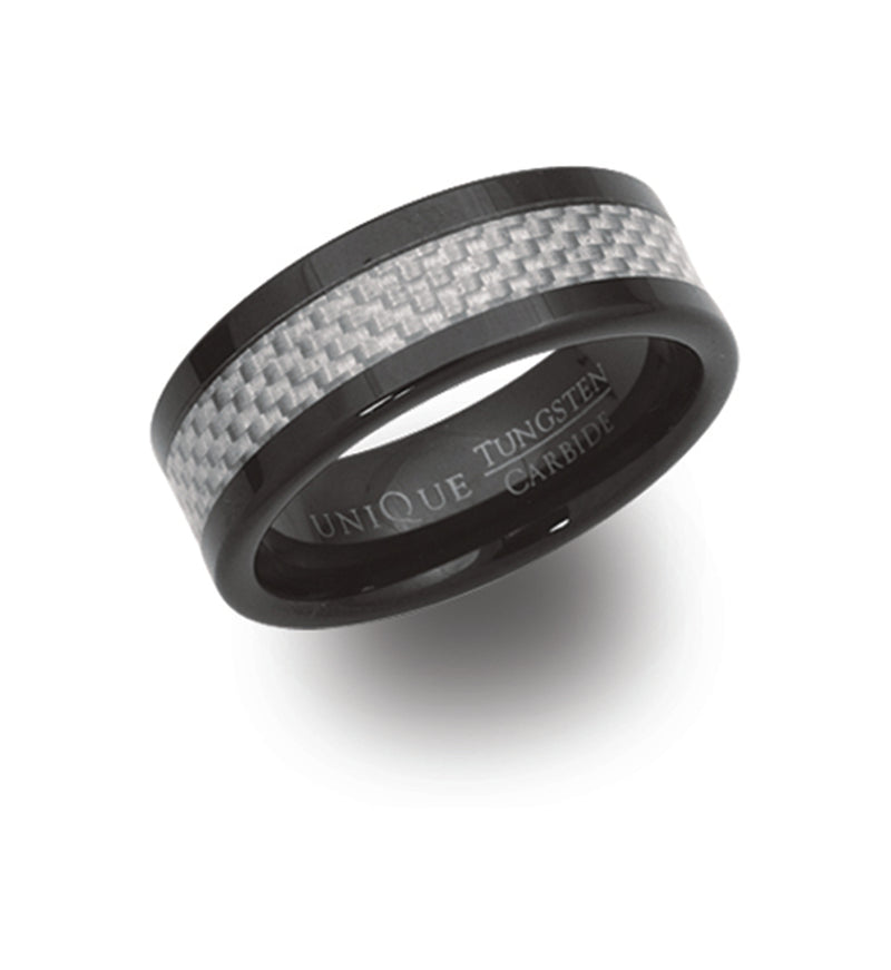 Unique & Co Tungsten Ring TUR-33 - Hamilton & Lewis Jewellery