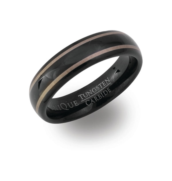 Unique & Co Tungsten Ring TUR-38 - Hamilton & Lewis Jewellery