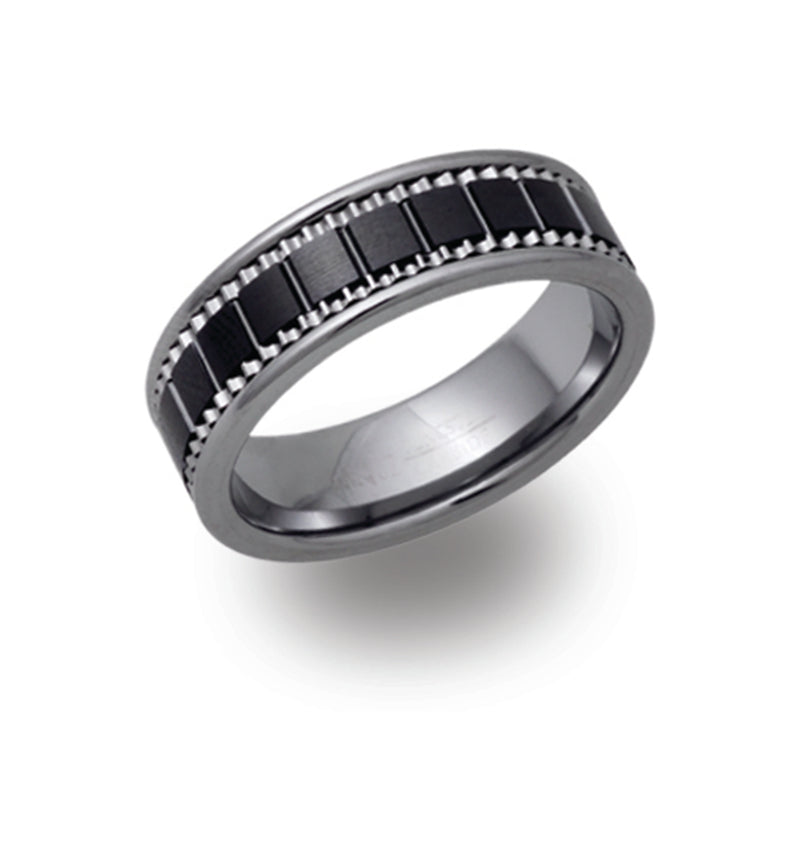 Unique & Co Tungsten Ring TUR-44 - Hamilton & Lewis Jewellery