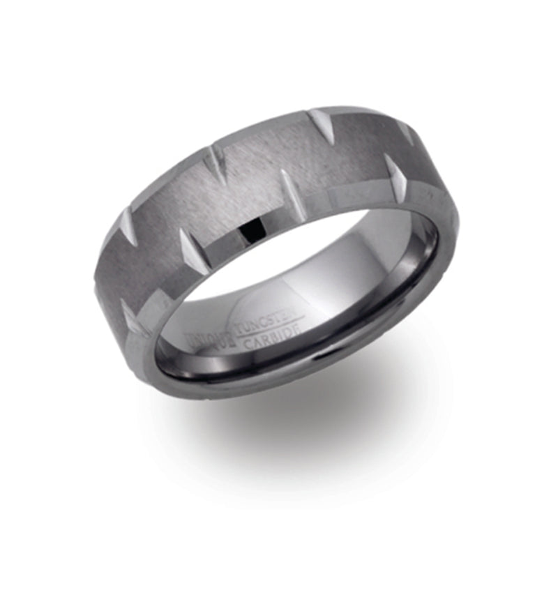 Unique & Co Tungsten Ring TUR-48 - Hamilton & Lewis Jewellery