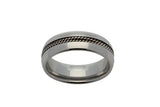 Unique & Co Tungsten Ring TUR-50 - Hamilton & Lewis Jewellery