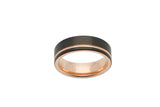 Unique & Co Tungsten Ring TUR-56 - Hamilton & Lewis Jewellery