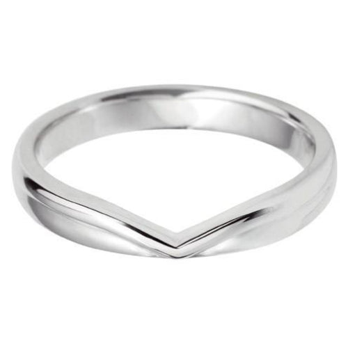 'V' Shaped Wedding Ring - Hamilton & Lewis Jewellery