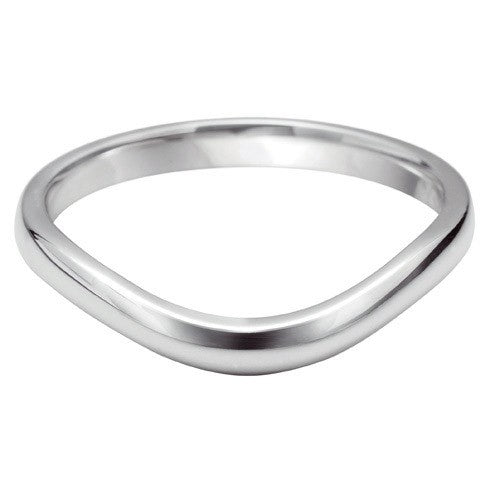 Wave Shaped Wedding Ring - Hamilton & Lewis Jewellery