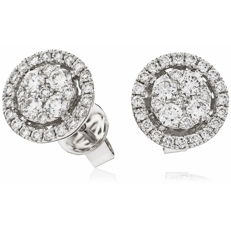 Cluster Earring Set 0.70ct - Hamilton & Lewis Jewellery