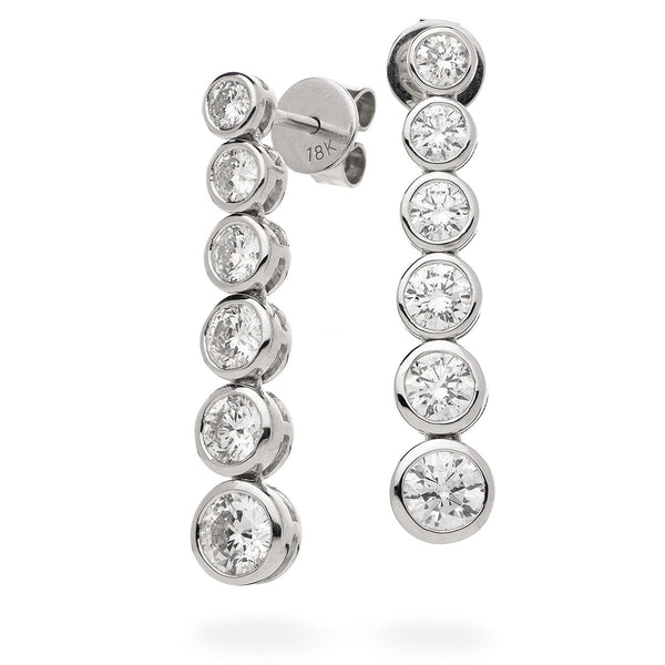 5 Diamond Drop Earring Set 0.80ct - 2.00ct - Hamilton & Lewis Jewellery