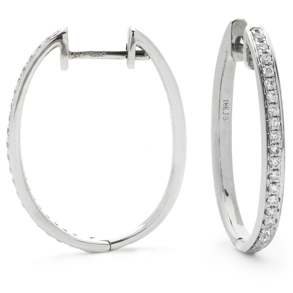 Diamond Hoop Earring Set 0.25ct - 0.30ct - Hamilton & Lewis Jewellery