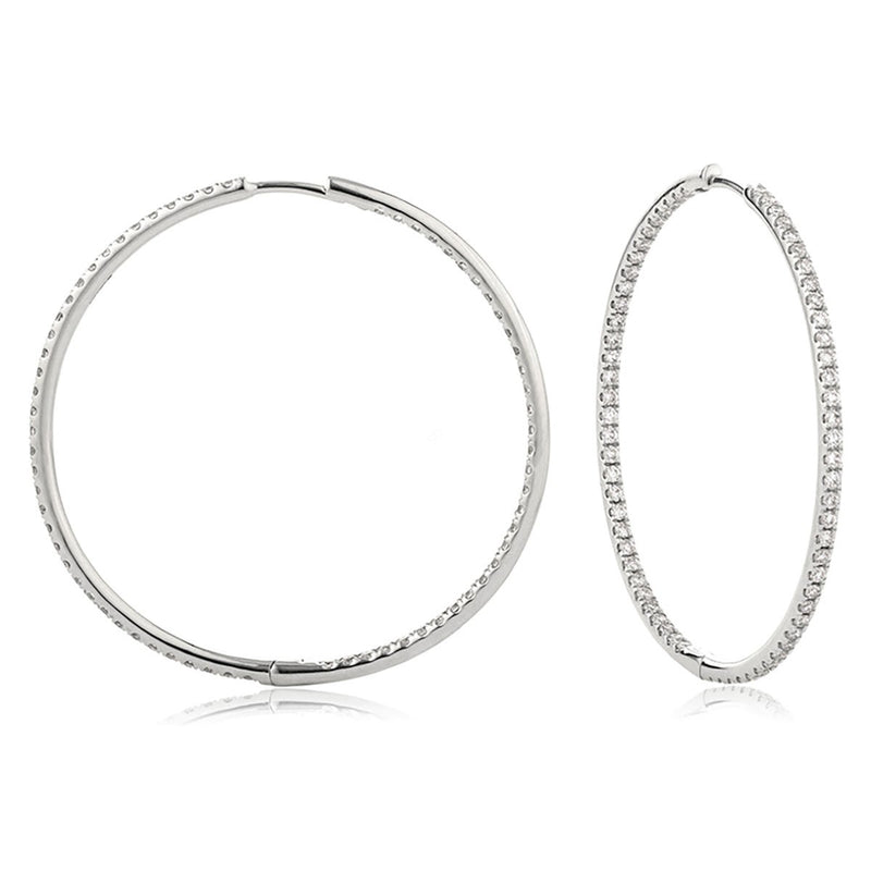 Diamond Hoop Earring Set 0.50ct - 1.90ct - Hamilton & Lewis Jewellery