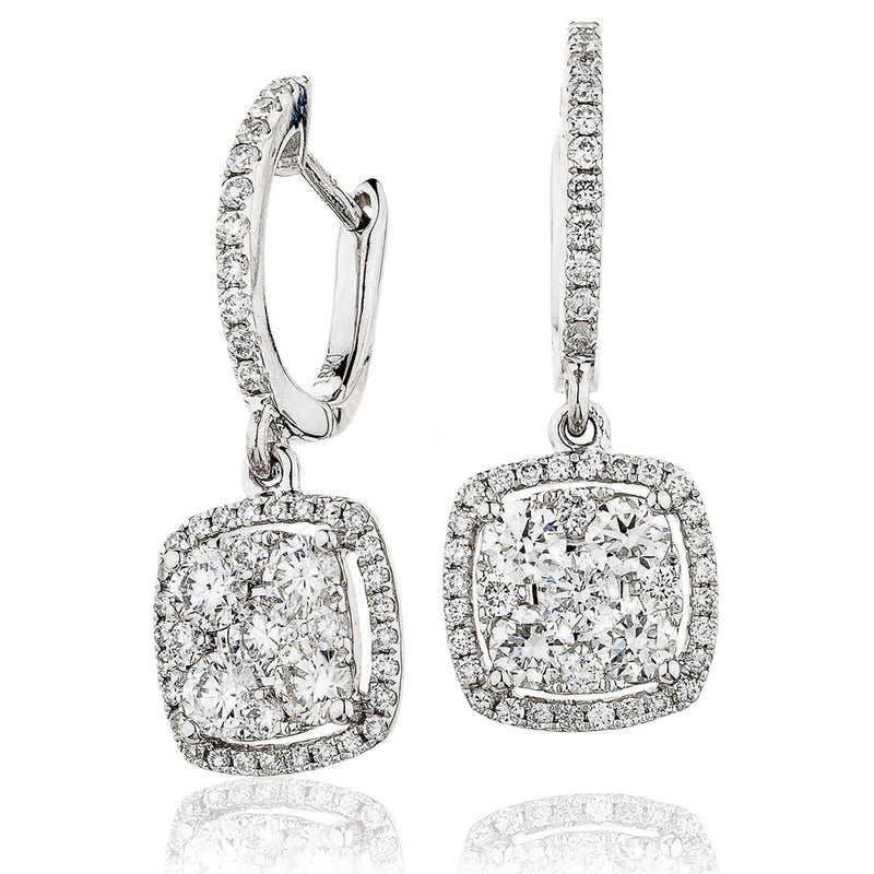 Diamond Drop Earring Set 1.25ct - Hamilton & Lewis Jewellery
