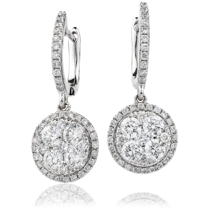 Diamond Drop Earring Set 1.40ct - Hamilton & Lewis Jewellery