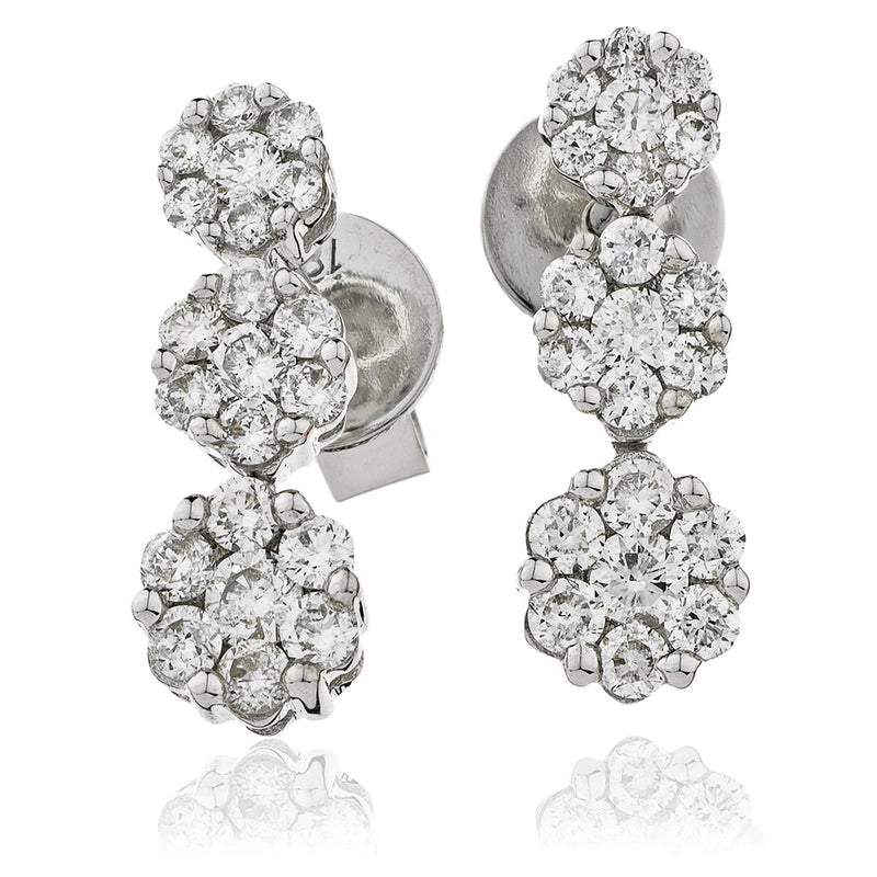 Diamond Drop Earring Set 0.70ct - Hamilton & Lewis Jewellery