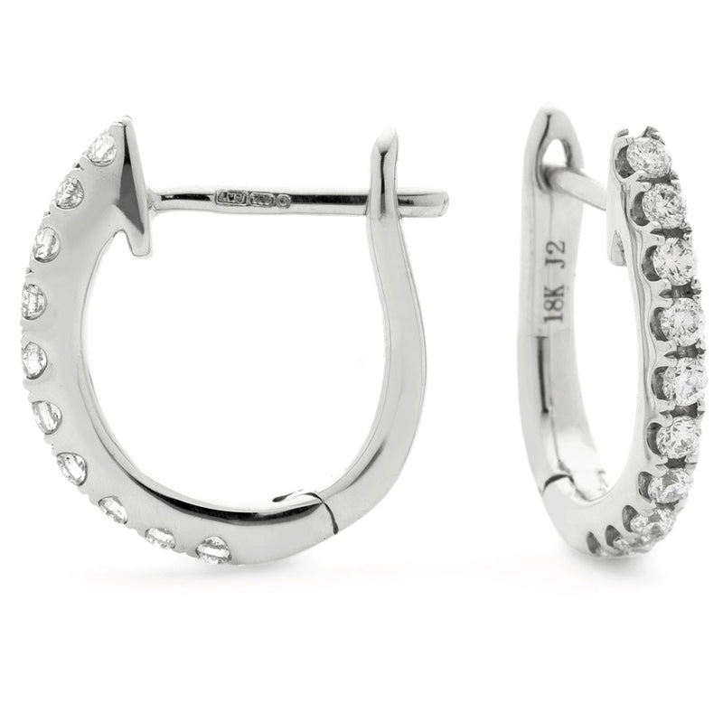 Diamond Hoop Earring Set 0.15ct - 0.20ct - Hamilton & Lewis Jewellery