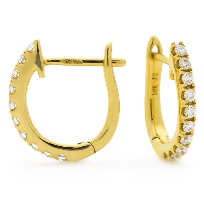Diamond Hoop Earring Set 0.15ct - 0.20ct - Hamilton & Lewis Jewellery