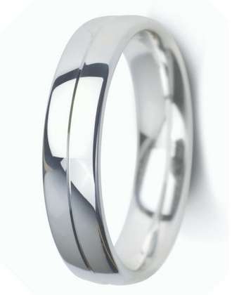 6mm Mens Ring with F08 finish - Hamilton & Lewis Jewellery