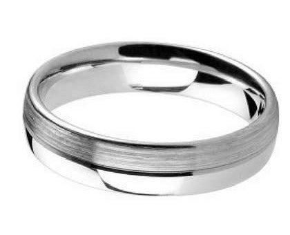 5mm Mens Ring with F10 finish - Hamilton & Lewis Jewellery