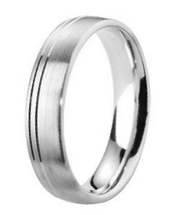 6mm Mens Ring with F12 finish - Hamilton & Lewis Jewellery