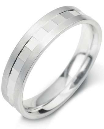 4mm Mens Ring with F18 finish - Hamilton & Lewis Jewellery