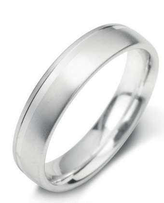4mm Mens Ring with F23 finish - Hamilton & Lewis Jewellery