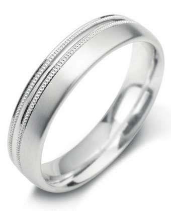 6mm Mens Ring with F24 finish - Hamilton & Lewis Jewellery
