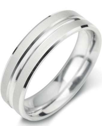 4mm Mens Ring with F27 finish - Hamilton & Lewis Jewellery
