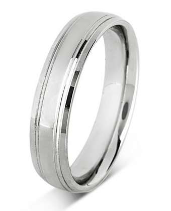 5mm Mens Ring with F42 finish - Hamilton & Lewis Jewellery