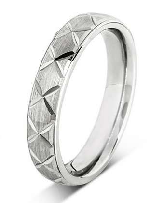 6mm Mens Ring with F49 finish - Hamilton & Lewis Jewellery