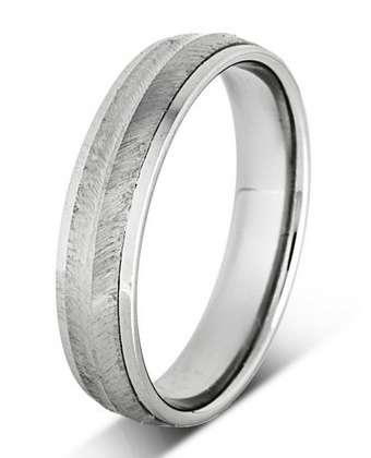 4mm Mens Ring with F50 finish - Hamilton & Lewis Jewellery