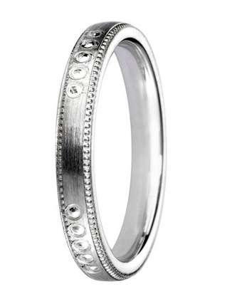 5mm Mens Ring with F59 finish - Hamilton & Lewis Jewellery
