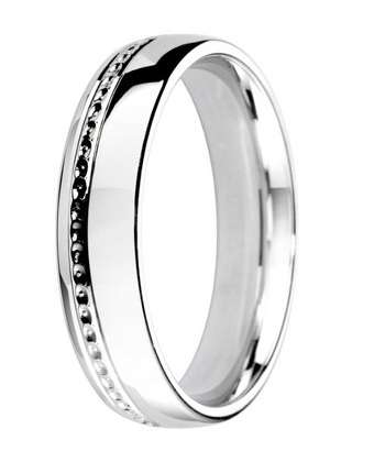 6mm Mens Ring with F60 finish - Hamilton & Lewis Jewellery