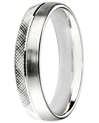 6mm Mens Ring with F68 finish - Hamilton & Lewis Jewellery