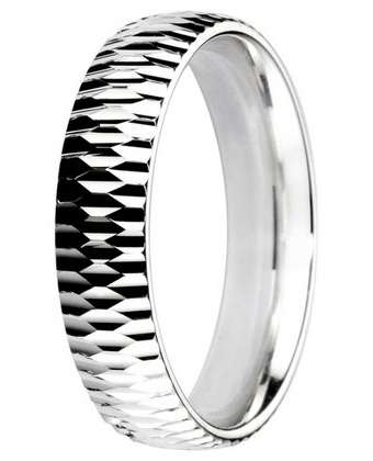 6mm Mens Ring with F72 finish - Hamilton & Lewis Jewellery