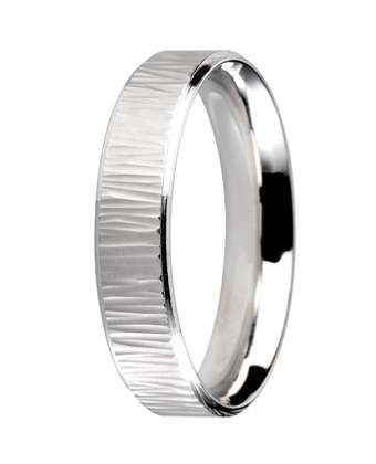 5mm Mens Ring with F84 finish - Hamilton & Lewis Jewellery
