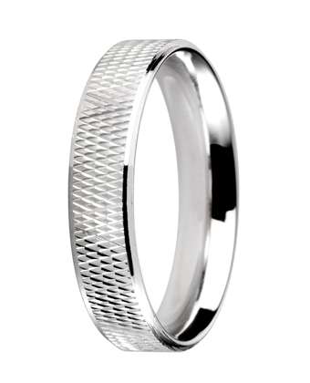 4mm Mens Ring with F86 finish - Hamilton & Lewis Jewellery