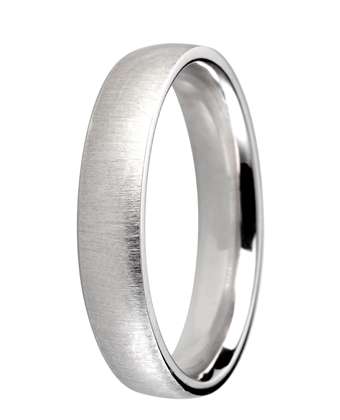 5mm Mens Ring with F89 finish - Hamilton & Lewis Jewellery