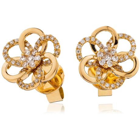 Flower Cluster Earring Set 0.20ct - Hamilton & Lewis Jewellery