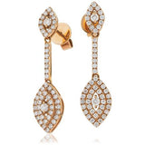 Diamond Drop Earring Set 0.80ct - Hamilton & Lewis Jewellery
