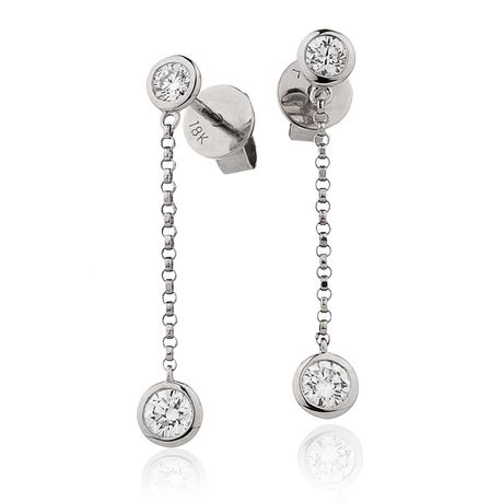 Diamond Drop Earring Set 0.55ct - Hamilton & Lewis Jewellery