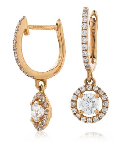 Diamond Drop Earring Set 0.55ct - 0.75ct - Hamilton & Lewis Jewellery