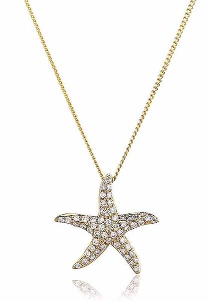 Starfish Pendant BJP0020 - Hamilton & Lewis Jewellery